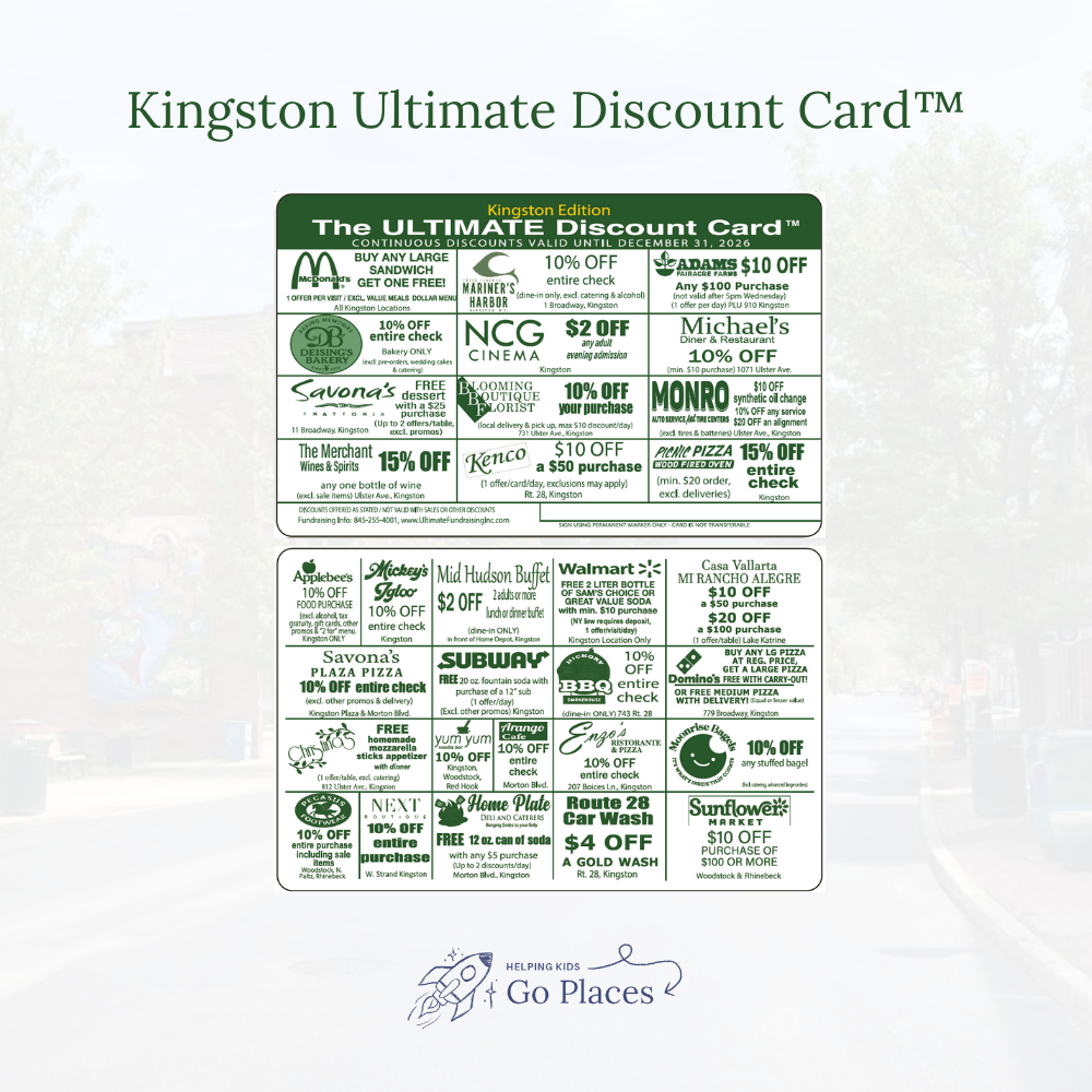 The Ultimate Discount Card™ | 2025 Kingston Edition - DIGITAL